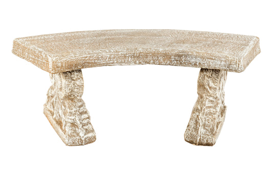 Tuscan flat bent bench