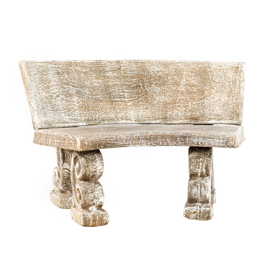 Tuscan bent bench