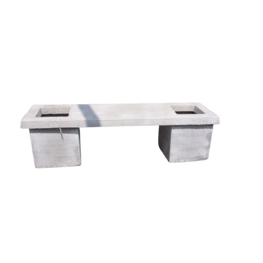 Planter bench double