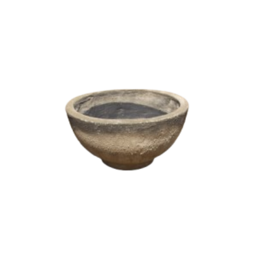 Round basin planter