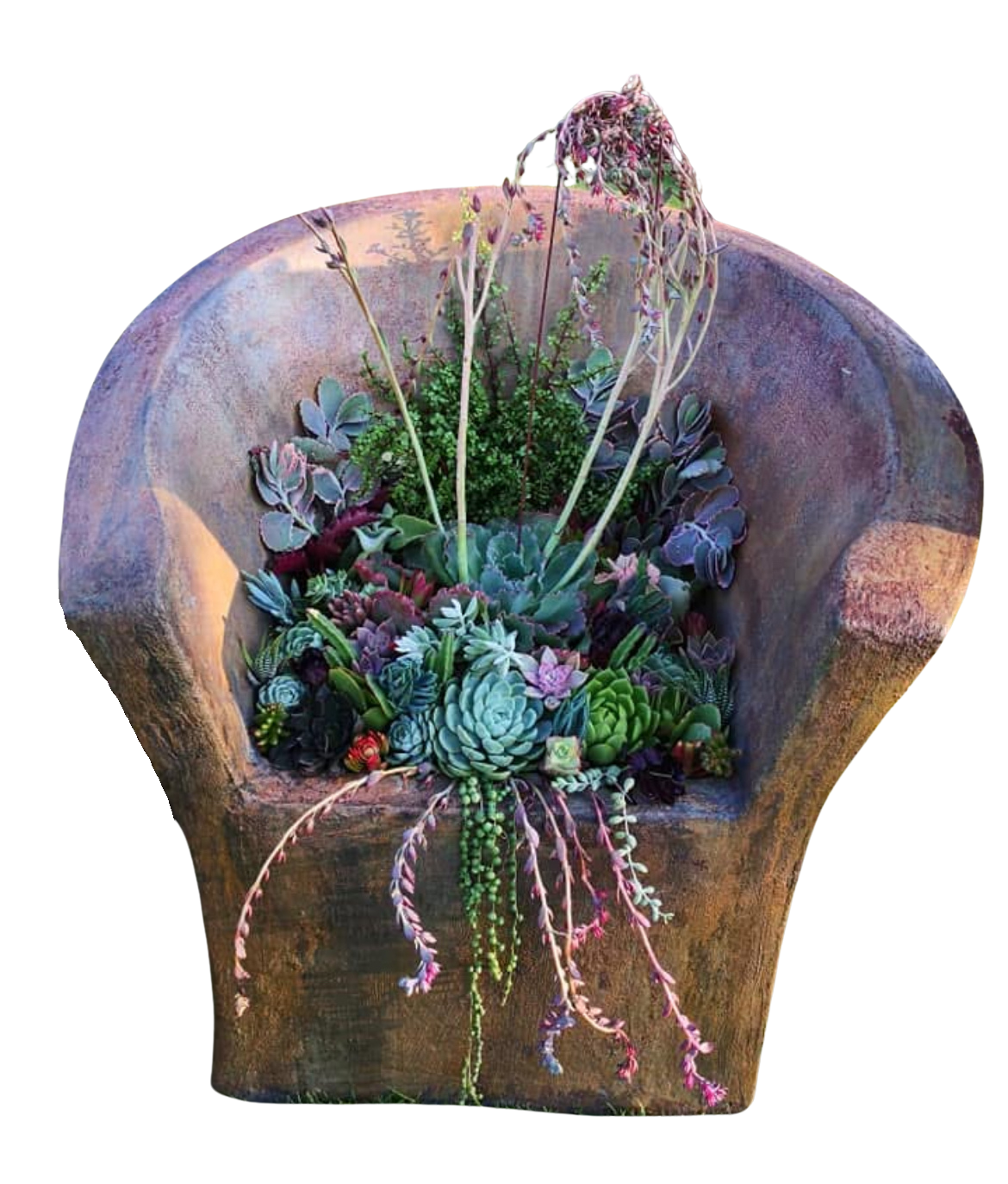 Cottage chair planter