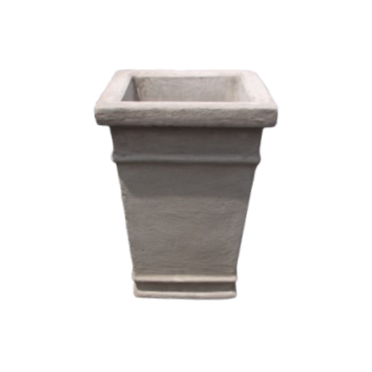 Square tapered classical pot